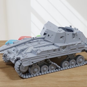 Destroyed Archer SPG - 3D Printed Miniature Wargaming Combat Vehicle - 28mm / 20mm / 15mm Scale