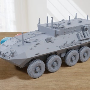 LAV C2 APC - 3D Resin Printed 28mm / 20mm / 15mm Miniature Tabletop Wargaming Combat Vehicle