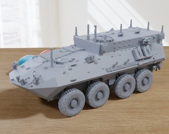 LAV C2 APC - 3D Resin Printed 28mm / 20mm / 15mm Miniature Tabletop Wargaming Combat Vehicle