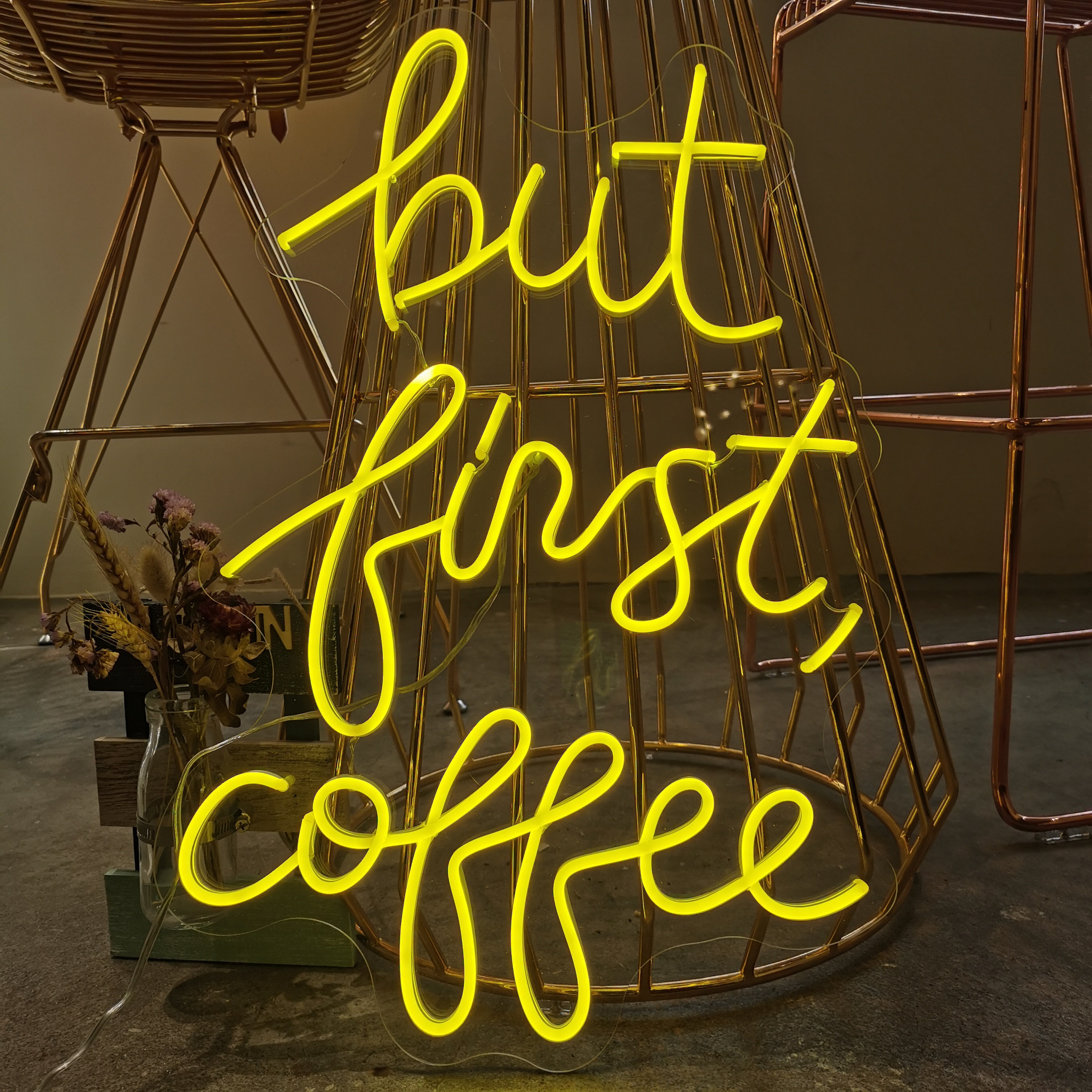 But First Coffee Custom Neon Sign for Coffee Shop Decor Led Neon Light Sign  for Wall Room Decor Neon 