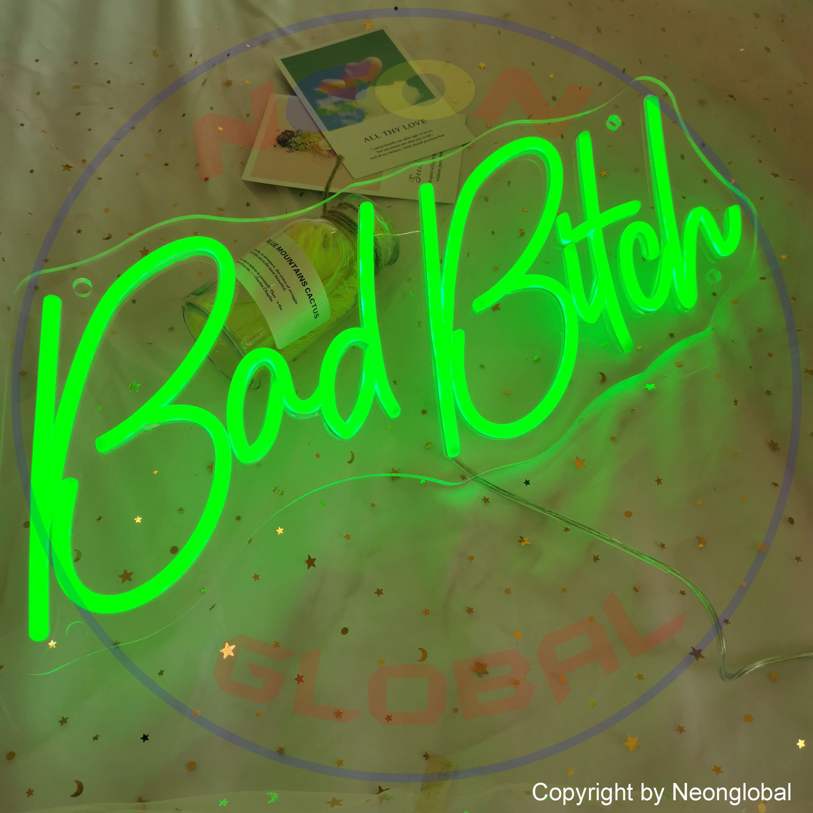 Neon Sign Bad Bitch /custom Neon Sign / Bedroom Sign / Bar Etsy