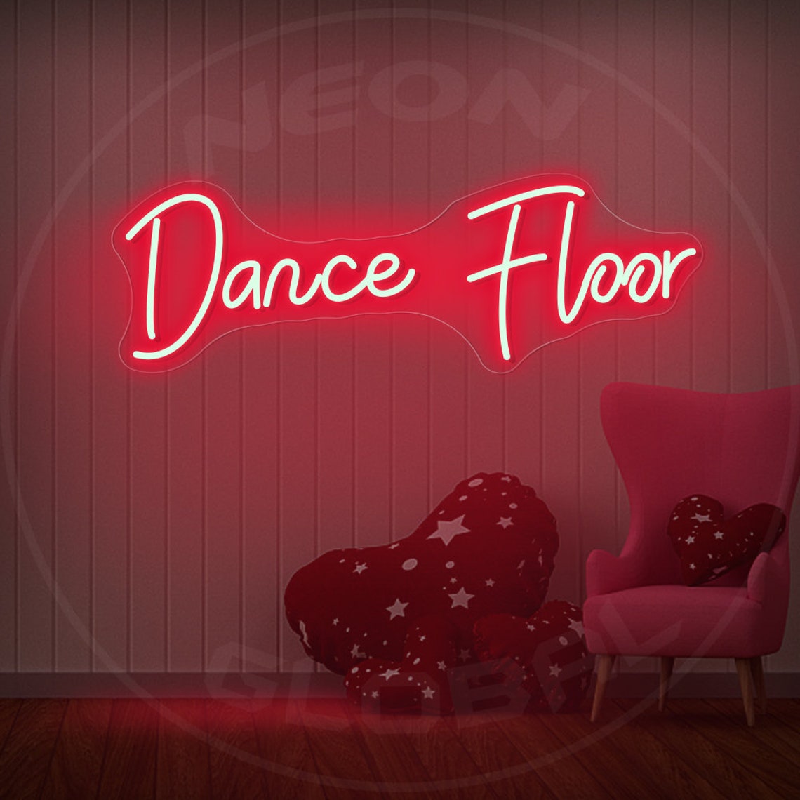 Dance Floor Custom Neon Sign Bedroom Neon Light Led Neon Sign Etsy