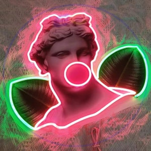 Is this art Neon Sign/ Handcrafted Home Decor/ Personalized LED Neon Sign/ Aesthetic Neon Design/ Wall Art Neon Sign