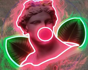Is this art Neon Sign/ Handcrafted Home Decor/ Personalized LED Neon Sign/ Aesthetic Neon Design/ Wall Art Neon Sign