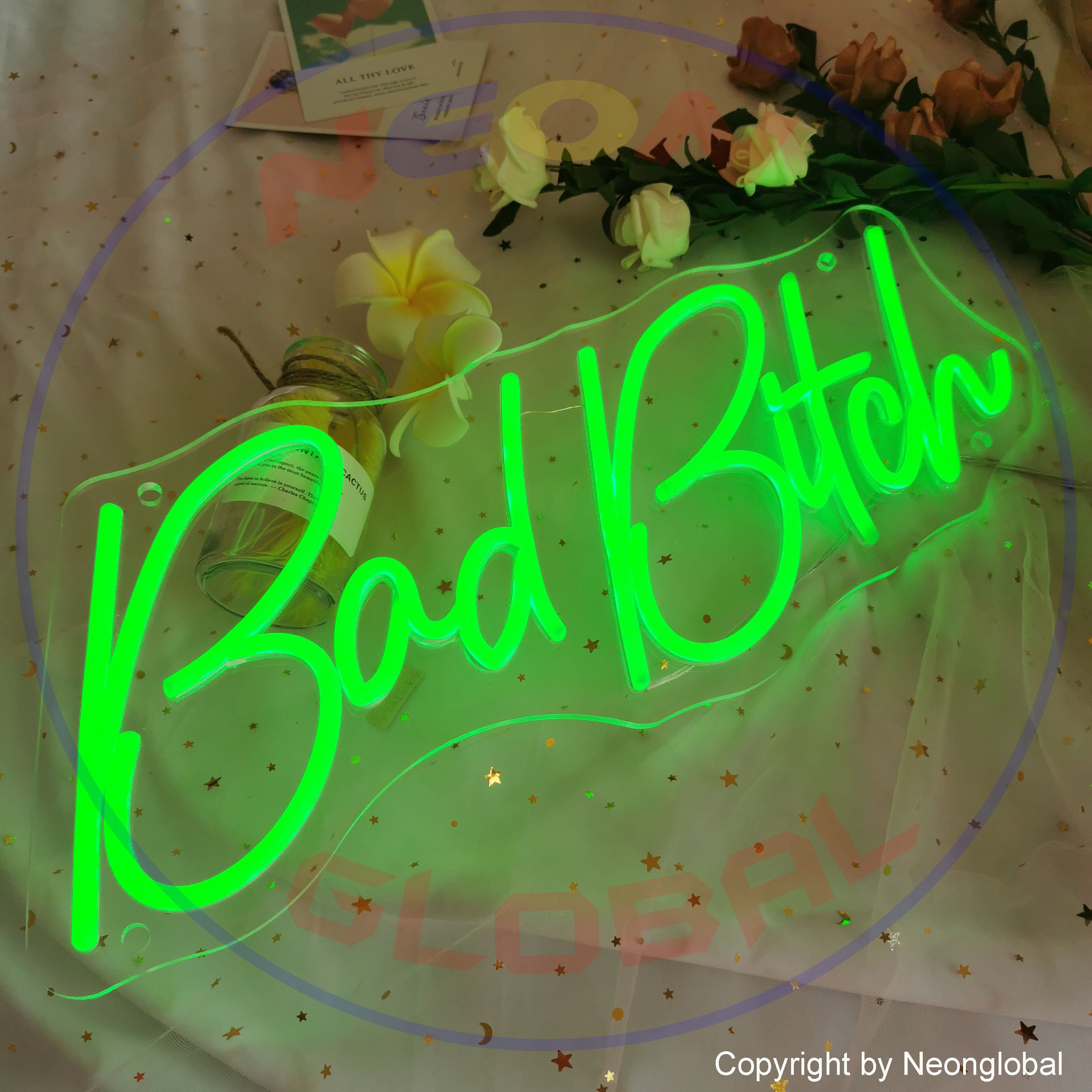 Neon Sign Bad Bitch /custom Neon Sign / Bedroom Sign / Bar Etsy