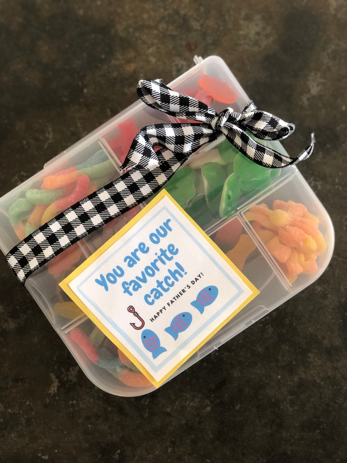 Father's Day Candy Tackle Box Gift Card for Dad, Grandpa or Papa PDF
