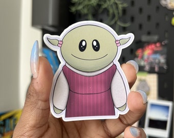 Mona Sticker | Nanalan Stickers Design | Hand Illustrated Stickers | Matte Weatherproof Sticker | ZorpsArt