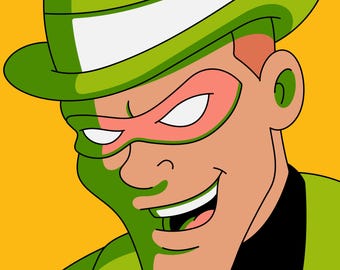 The Riddler Pop Art Poster