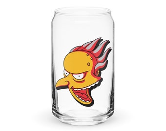 Vidro em formato de lata Evil Burns