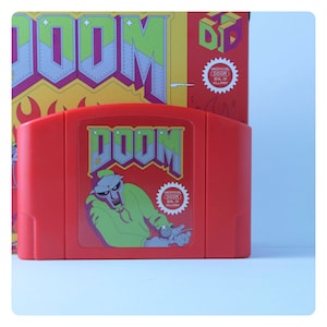 MF DOOM 64 cartridge (red- functional cart)