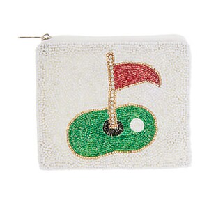 Saszetka na monety Golf Green Bead