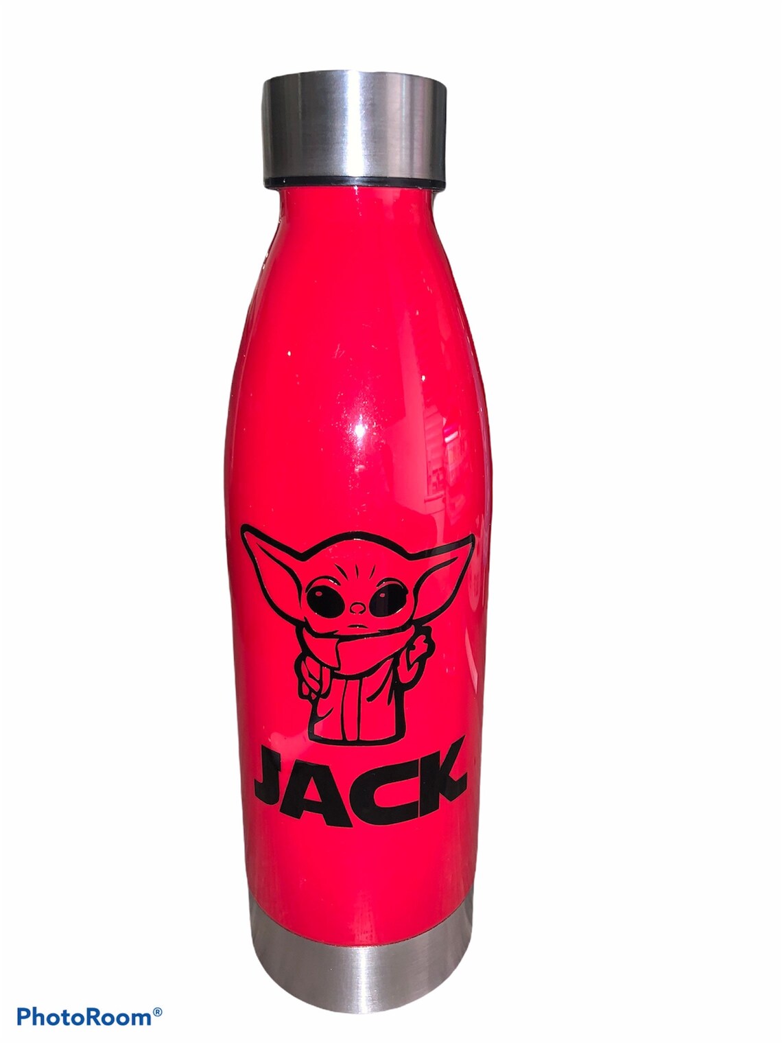 Baby Yoda personalized water bottle Etsy
