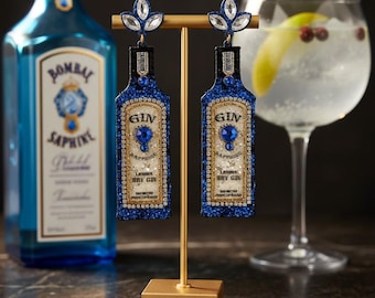 Gin Bottle Earrings