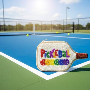 Pickleball Racket Coin Pouch