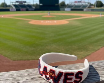 Beaded Braves Headband
