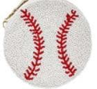 Beaded Sports Themed Coin Pouches