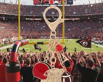 Gameday Multi Charm Bag Keychain