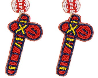Tomahawk Earrings for gameday