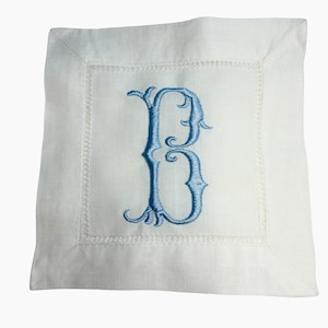 Formal Monogram Hemstitch Napkins