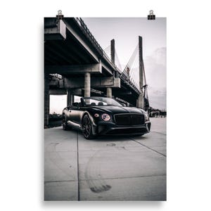 Bentley Continental GTC Poster