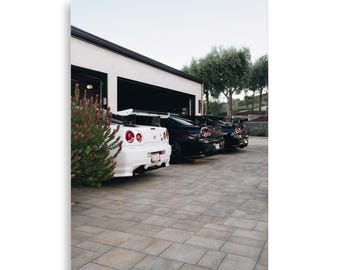 Nissan GTRs Poster