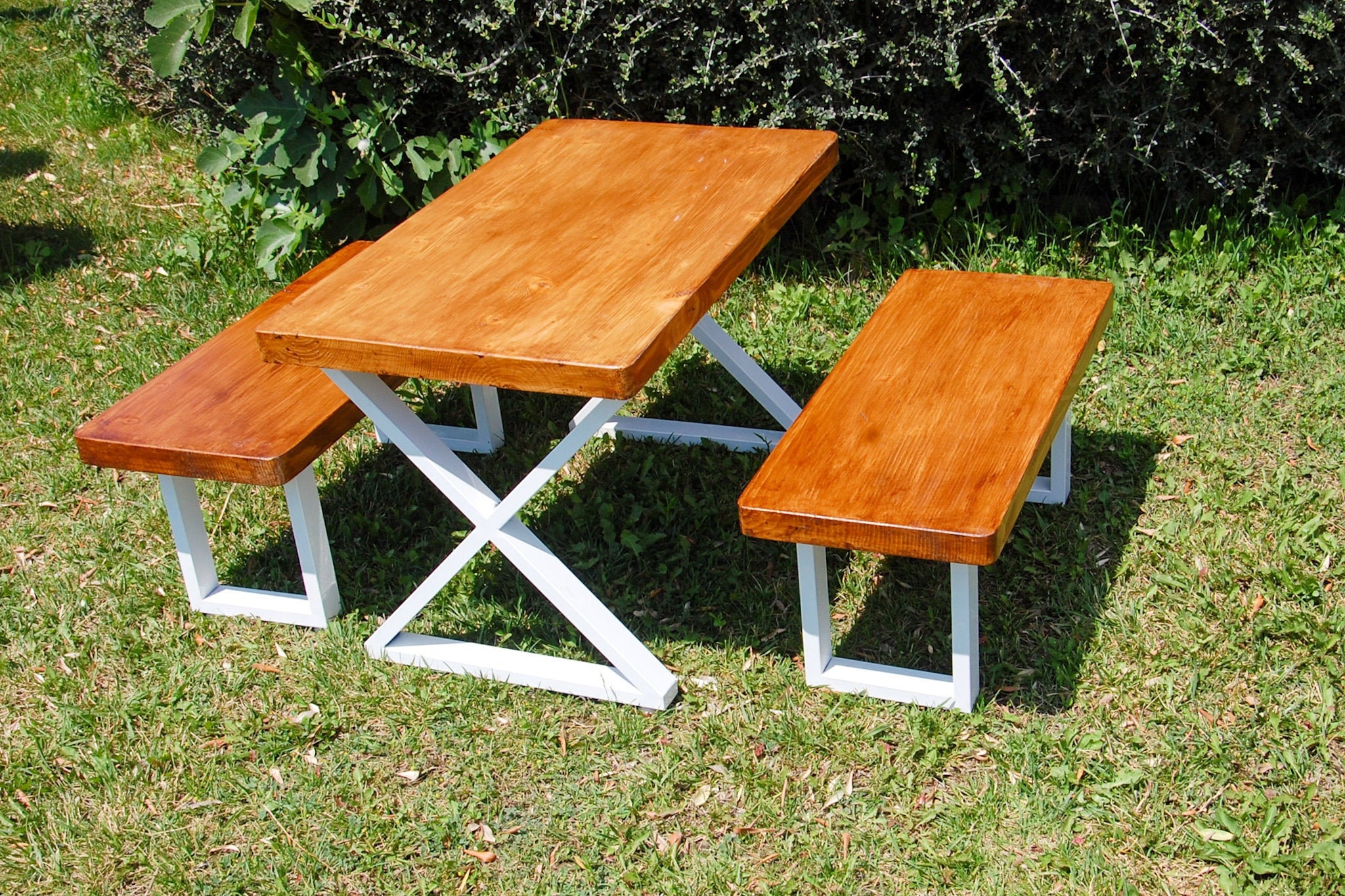 Kids Picnic Table Wooden Bench Preschool Table Toddler Etsy
