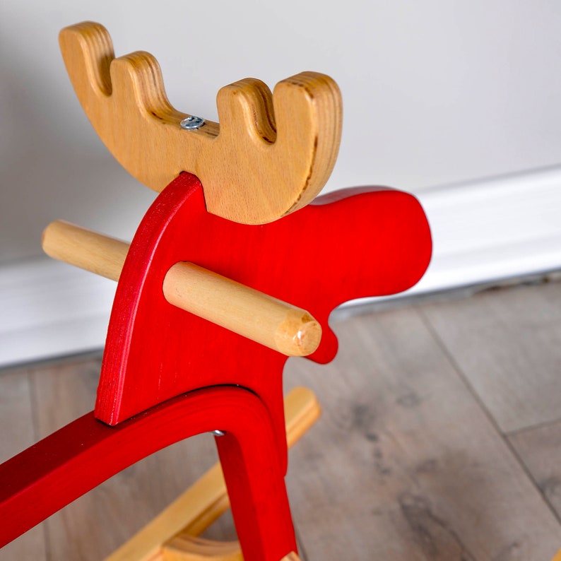 Wooden Rocking Toy Listing - Handcrafted wooden rocking toy, perfect for children's play and imagination