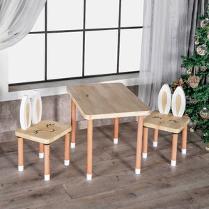 Kids Table and Chairs, Toddler Table Set, Gift for Grandchild