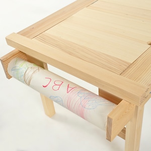 Spacious Wooden Large Activity Table Listing - A versatile and durable wooden table designed for creative and educational activities, perfect for kids and playrooms