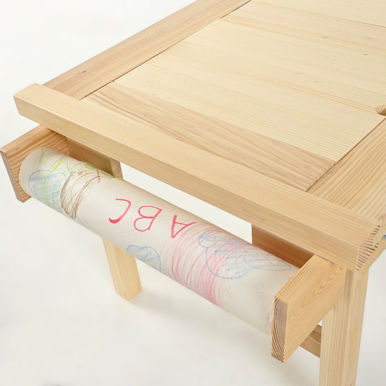 Spacious Wooden Large Activity Table Listing - A versatile and durable wooden table designed for creative and educational activities, perfect for kids and playrooms