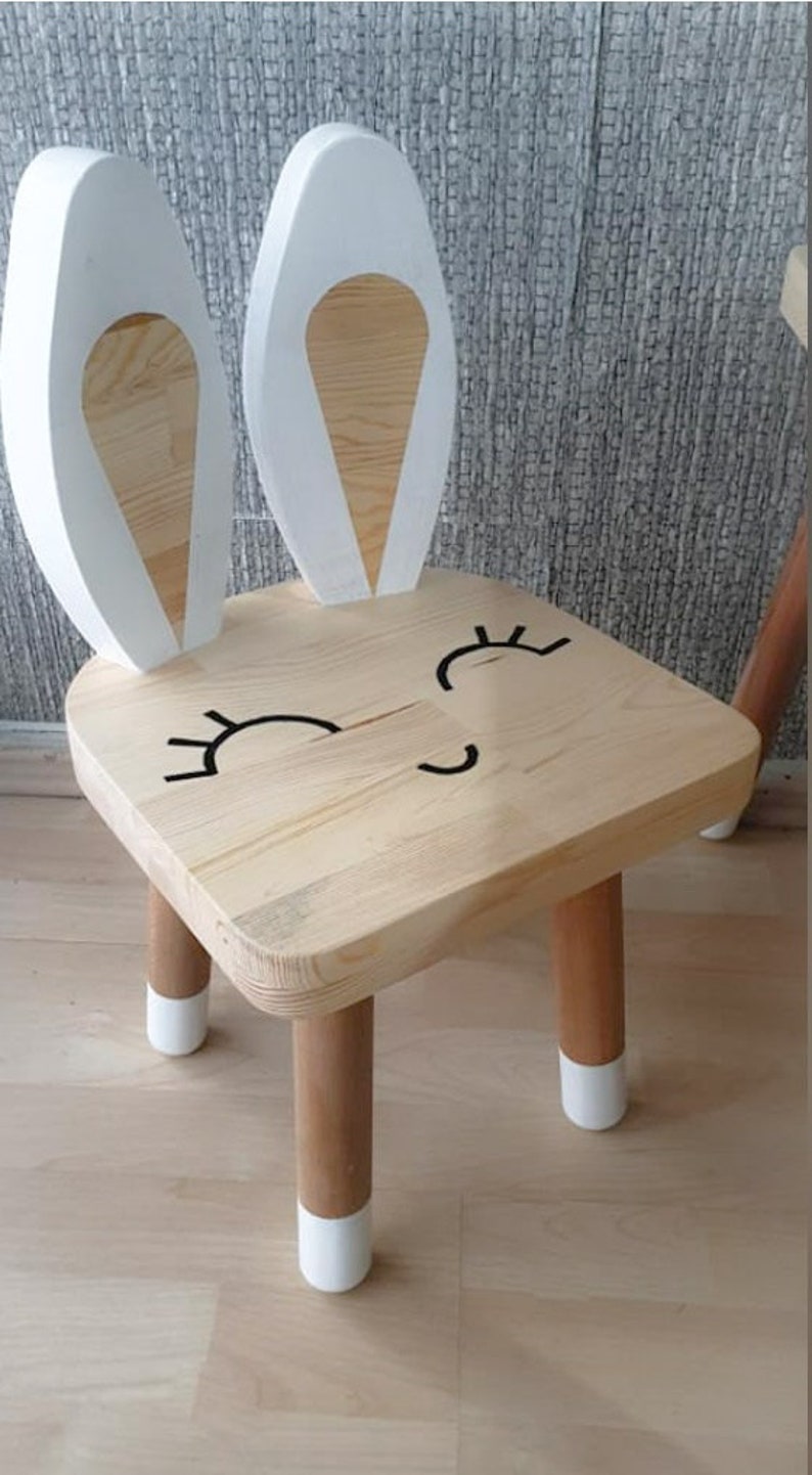 Kids Table and Chair, Toddler Table, Wooden Kids Table image 3