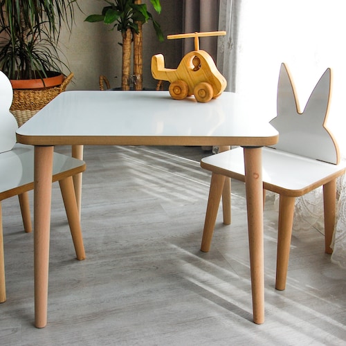 Kids Table and Chairs Toddler Table and Chair Toddler Etsy