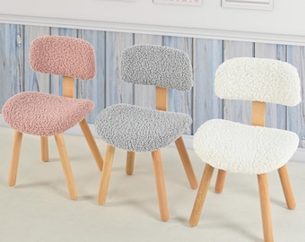 Chaise rembourrée colorée pour tout-petit, cadeau pour chaise de chambre d'enfant