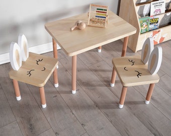 One Year Old Gift, Kids Table and Chairs, Toddler Table Set, Best Gift for Kids