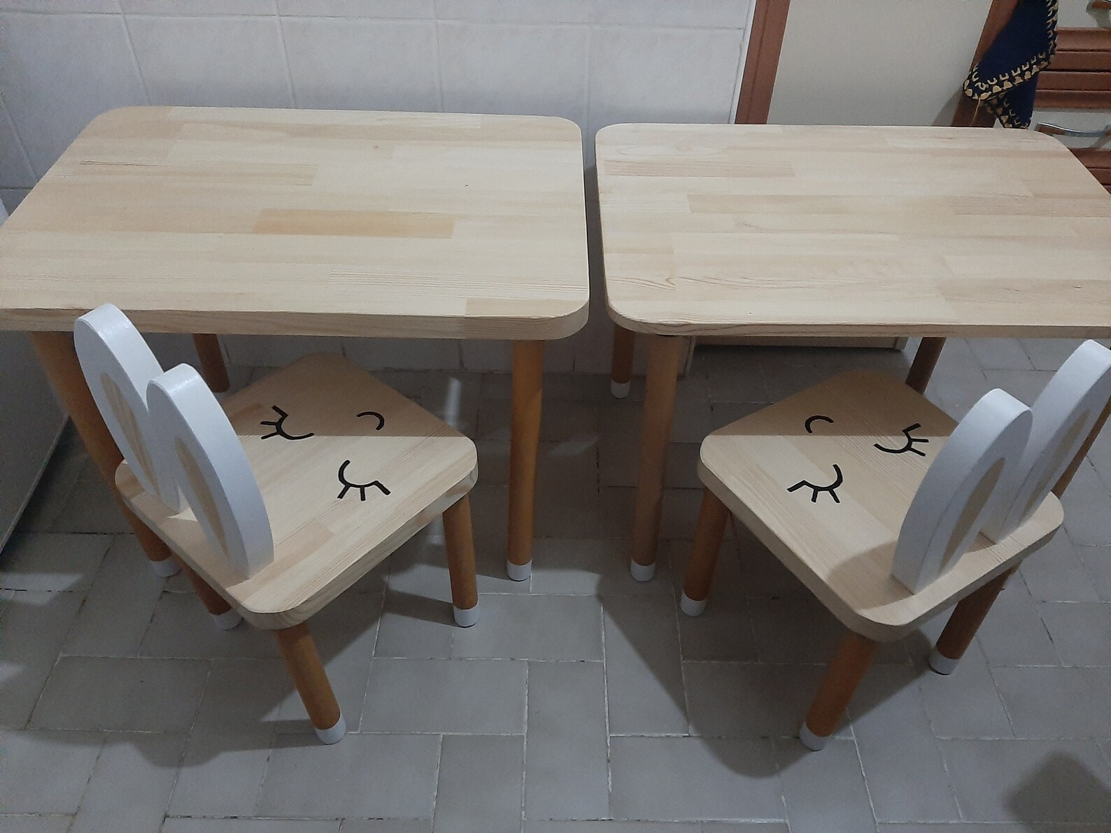 Kids Table and Chairs Toddler Table and Chairs Set Wooden Etsy