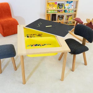 Sensory Table Set, Wooden Play Table, Baby Gift
