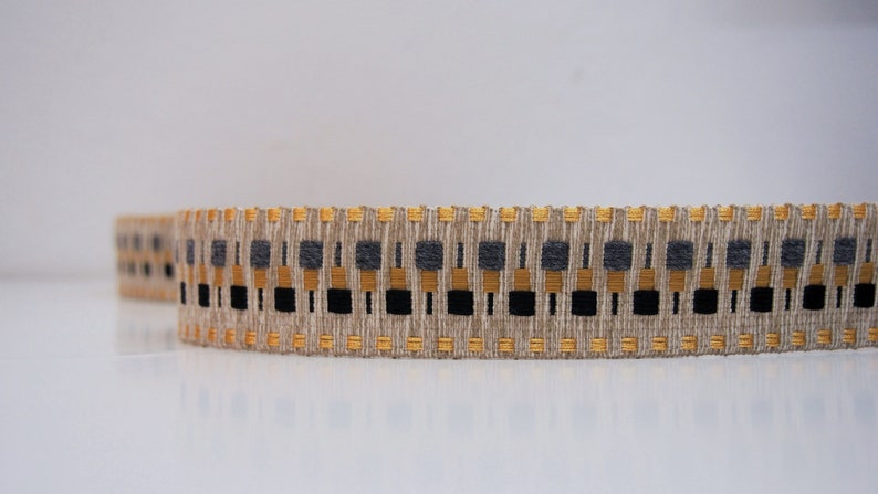 Ecru/Grey/Black/Gold