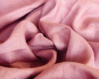 Tissu en lin – uni – 100 % lin – pour robes, pantalons, jupes, oreillers, sacs et bien plus encore. - Lin espagnol - Oeko-Tex Standard 100 - prix au mètre