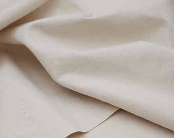 Heavy washed canvas fabric - various colors - solid cotton fabric - robust - ideal for bags, cushions, upholstery, tents, and much more. - Price/meter