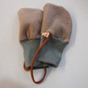 Gloves children's gloves gloves for children winter gloves woolen gloves fleece 0-6 months 1-2 years Beige 0-6 Monate