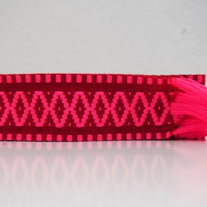 Ceinture de pantalon 40 mm / ceinture / ceinture en tissu / ceinture pour robes / ceinture pour robes / ceinture de pantalon fait main différentes couleurs Pink Fluo - 5cm