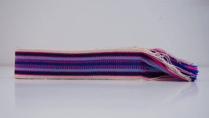 Trouser belt 40 mm / belt / fabric belt / waist belt for dresses / waist belt for dresses / trouser belt handmade various colors Handgewebt - Lila