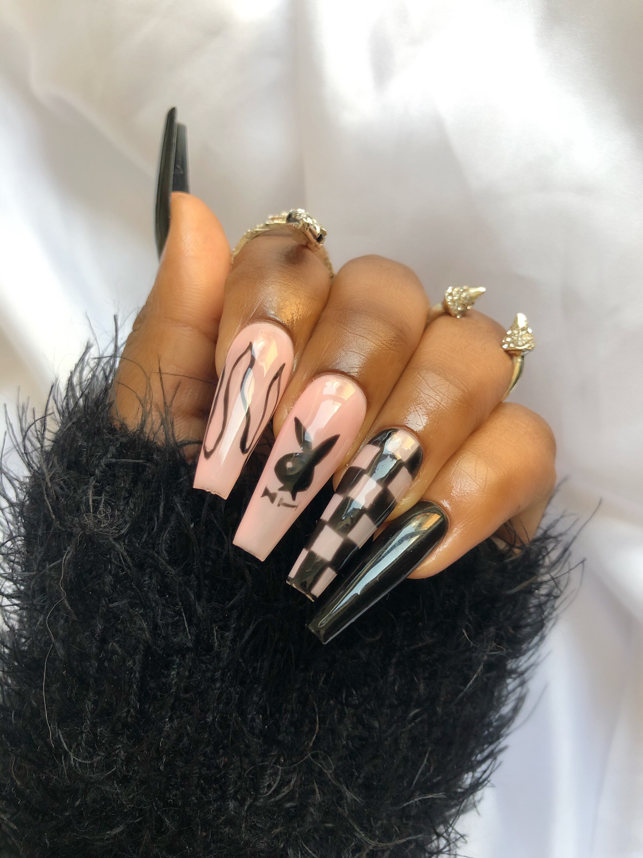 Playboy Bunny Press On Nails READ ITEM DESCRIPTION Etsy