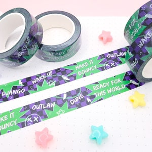 Ateez Bouncy Washi Tape | Outlaw | Kpop Washitape | Atz Merch | Atiny | Make It Bouncy Chili Washi Tape | Kpop Fan Gift | Grungy Washi Roll