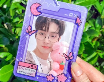 Kpop Acrylic Pc Holder | Photocard Holder | Keychain | *click* Photo Frame | Concert Accessory