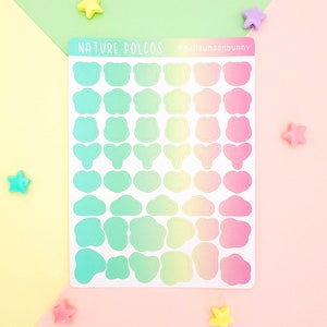 Nature Polcos Deco Sticker Sheet | Polco Stickers | Polcos | Cute Planner Deco Stickers | Kpop Journal | Kawaii Sticker Sheet | Toploader