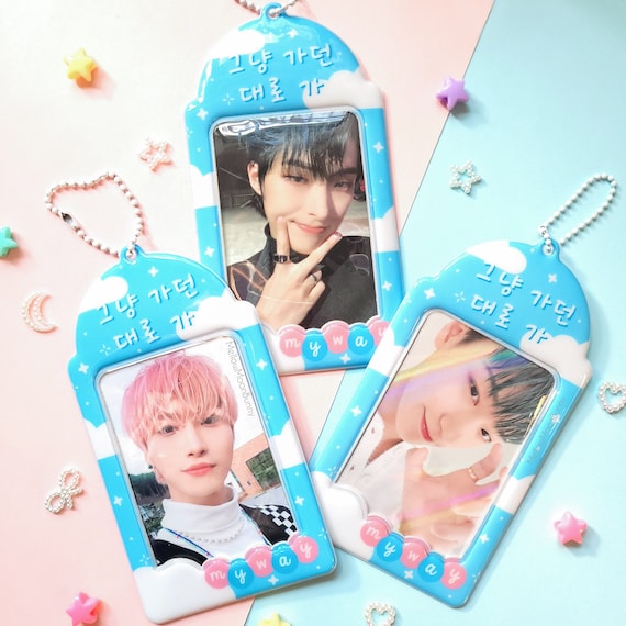 Kpop Pc Holder Photocard Holder Kpop Keychain Ateez My Way Atiny Slingbag  Accessory Acrylic Frame -  Ireland