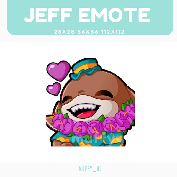 Jeff Sunshine Land Shark / Marvel Rivals Emote | For Twitch, Discord, Youtube