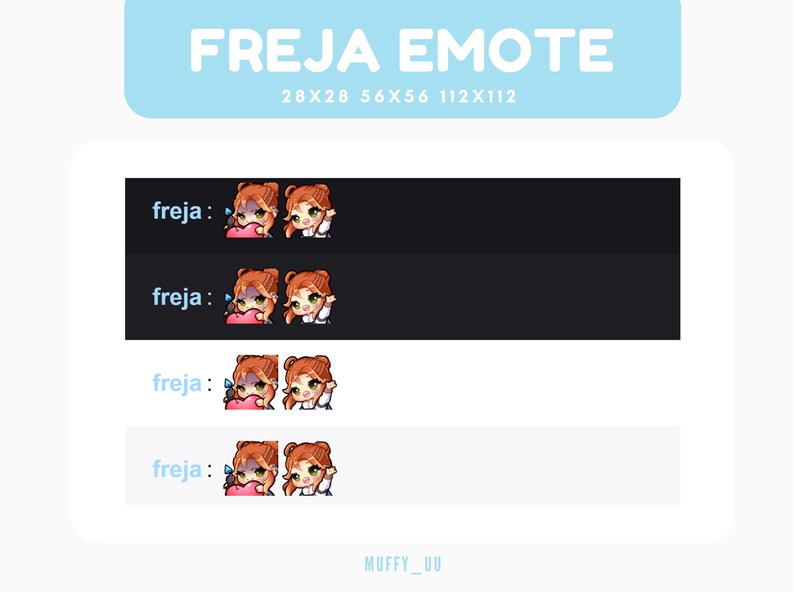 Overwatch Freja Emote | for Twitch, Discord, Youtube - Etsy