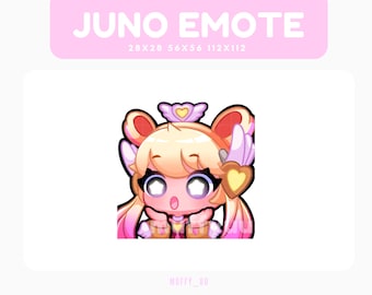 Overwatch 2 Dokiwatch Juno Emote | For Twitch, Discord, Youtube